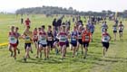 Start of the under-17s, Sherman Cup, Hedley Farm, Tanfield,  County Durham.
